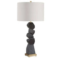 Demelo Table Lamp, Deep Walnut