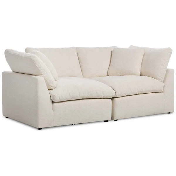 Stevie 2 Piece Sectional, Nomad Snow by Four Hands