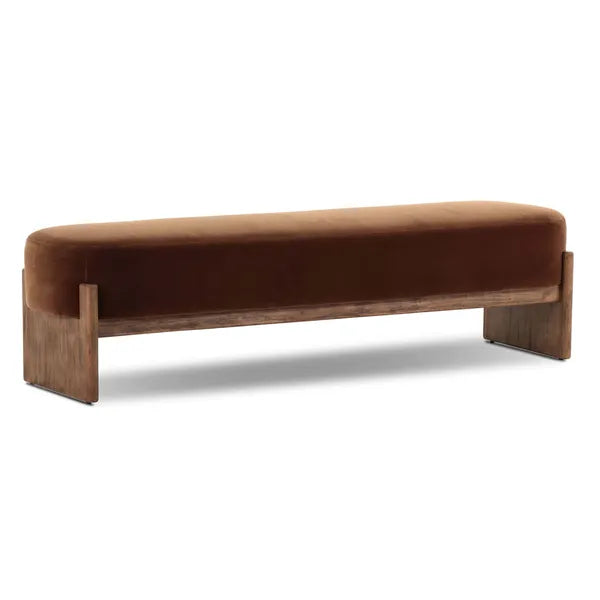 Kirby Accent Bench, Surrey Ochre by Four Hands