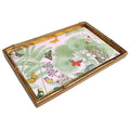 Lacquer Bamboo Vanity Tray, Paradise Garden