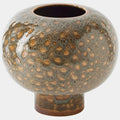 Allium Large Vase, Gray Splotch