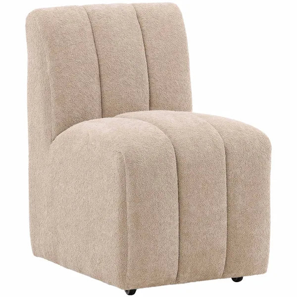 Marvin Gliding Dining Chair, Charlotte Camel, Set of 2