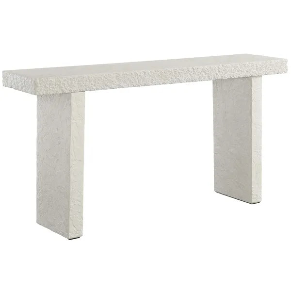 Hagan Console Table, Limestone