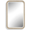 Emari Mirror, Light Warm Gray