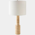 August Stacked Lamp, Travertine
