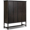 Bari Wide Cabinet, Smoked Black by Amber Lewis x Four Hands