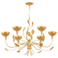 Innsbruck 6 Light Chandelier, Vintage Gold Leaf