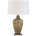 Rainer Table Lamp, Olive Amber